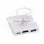 Aluminium 3 In 1 USB 3.1 Type C To HDMI Adapter