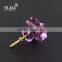 Latest Modern Home Cabinet Amethyst Square Crystal Knob