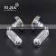 antique zinc alloy clear glass handle door knobs