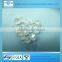 4.0-4.5mm Henan pure white rough cultivated diamond HPHT CVD for gem