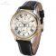 KS Leather Strap Analog Automatic Mechanical Men's Wrist Watch