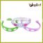 2016 Hot Selling Cheap Custom Promotion Silkscreen Silicone bracelets