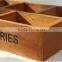 Compantments wooden tray,wooden antique tray,decorative wooden tray