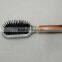 Good quality wooden handle plastic hair brush