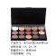 Chinese factories wholesale custom black 15 slots cosmetic box, fashion beautiful eye shadow box