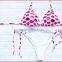 2017 Newest red lips sexy print swimwear women bikini CK373