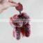 Wholesale Handmade Faux Fox Tail Keychains
