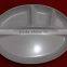 Malaysia Made Melamine 4 Compartments Oval Food Plate