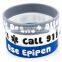 Colorful rubber band cheap for promotion use, custom engraved silicone bracelets with custom design logo
