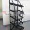 5-tier solid metal floor diamond newspaper display holder