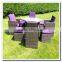 Audu Miami Purple Outdoor Garden Rattan Dining Set