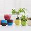 Round Plastic Plant Flower Pot Home Office Decor Planter-Medium Size