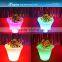 round led simple flower pot
