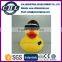 Yellow weighted rubber bath duck