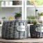 HOT 100%Handmade Natural Willow Flower Baskets Wicker Flower Plant Basket