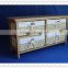 High quality cheap wooden cabinet with many baskets