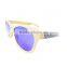 Color Printing Geometric Pattern Bamboo Wood Sunglasses