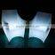 factory direct sale Plastic Furniture Illuminated LED Single Sofa chairs with Remote Control
