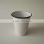 330ml Tea Coffee Milk Metal Enamel Coated Cup with Rim Steel Mug Glass