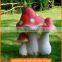 Best Sale Lovely Shape Durable Resin Material Mushroom Decorations
