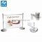 Outdoor cafe barriers for advertising event exhibition