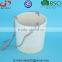 Glazed Ceramic indoor and outdoor Rope Hanging planter pot