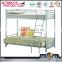 Low cost adult bed steel cot bed design 2 layer metal bunk bed
