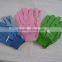 Cotton garden glove/PVC dots garden glove