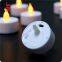 Flameless battery replaceable led waving flame safe use wedding ceremony decoration tea light candle temple light energy