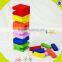 Wholesale Brain Training Wooden Stacking Bricks Toy Funny Kids Wooden Stacking Bricks Toy Colorful Stacking Bricks Toy W13D082