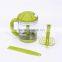 Newest style factory directly hot sale PP and stainless steel material multifunctional peeler and grater