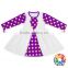 Long Sleeve One Piece Dress Party For Kids Beautiful Baby Cotton Frocks Designs Wholesale Plain Girls Dresses
