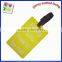 Personalized full color print plastic ID pvc luggage tag / pvc luggage name tag