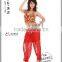 Hot sale ladies sexy bellydance pants,elegant coin decorative chiffon belly dance harem pants