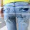 fashion knitted tall women's fancy denim jeans ladies sex jeans women's fashion
