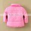 kids girls cotton-padded coat, kids clothing stock, design baby apparel, infant baby tops