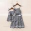 High quanlity mummy and daughter stripe clothes girls frocks designs wholesale new model western style dress