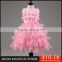 MGOO 2016 New Year Chirstmas Girl Dress New Style Ball Gown Flowers Girl Tulle Layers 4 Years Old Dress MGT028-2