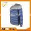 ISO9001/BSCI Manufature blue v-neck striped design wool sweater