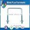 Made In Taiwan Gibraltar Black Phosphate Zinc Plated Square Bend U Bolt