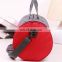 2015 fashion stylish red gym bag with shoe compartment