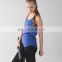Special Design Sleeveless Blue Gym Wear Womens Tank Top