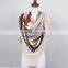 TOROS Passed BSCI test stock blanket square acrylic pattern woven fashion scarf
