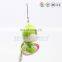Mini plush green turtle keychain