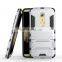 Detachable 2 in 1 with Stand Hybrid Hard PC + Black TPU Back Cover Case for ZTE Axon 7
