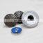 Screw Trousers Silver Metal Jeans Hook Buttons, Botones, Alloy Shank Buttons