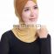 Muslim headwear muslim women cap beautiful hijab fashion muslim scarf hat cap inner hijab