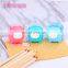 2018 best sale cute korean New Design stationery Promotional Custom funny animal shaped plastic pencil knive sharpener for kids