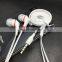 Cheap  flat cable earphone with mic