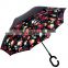 Top Quality Customized Rain Fashion C Handle Inverted Umbrella
